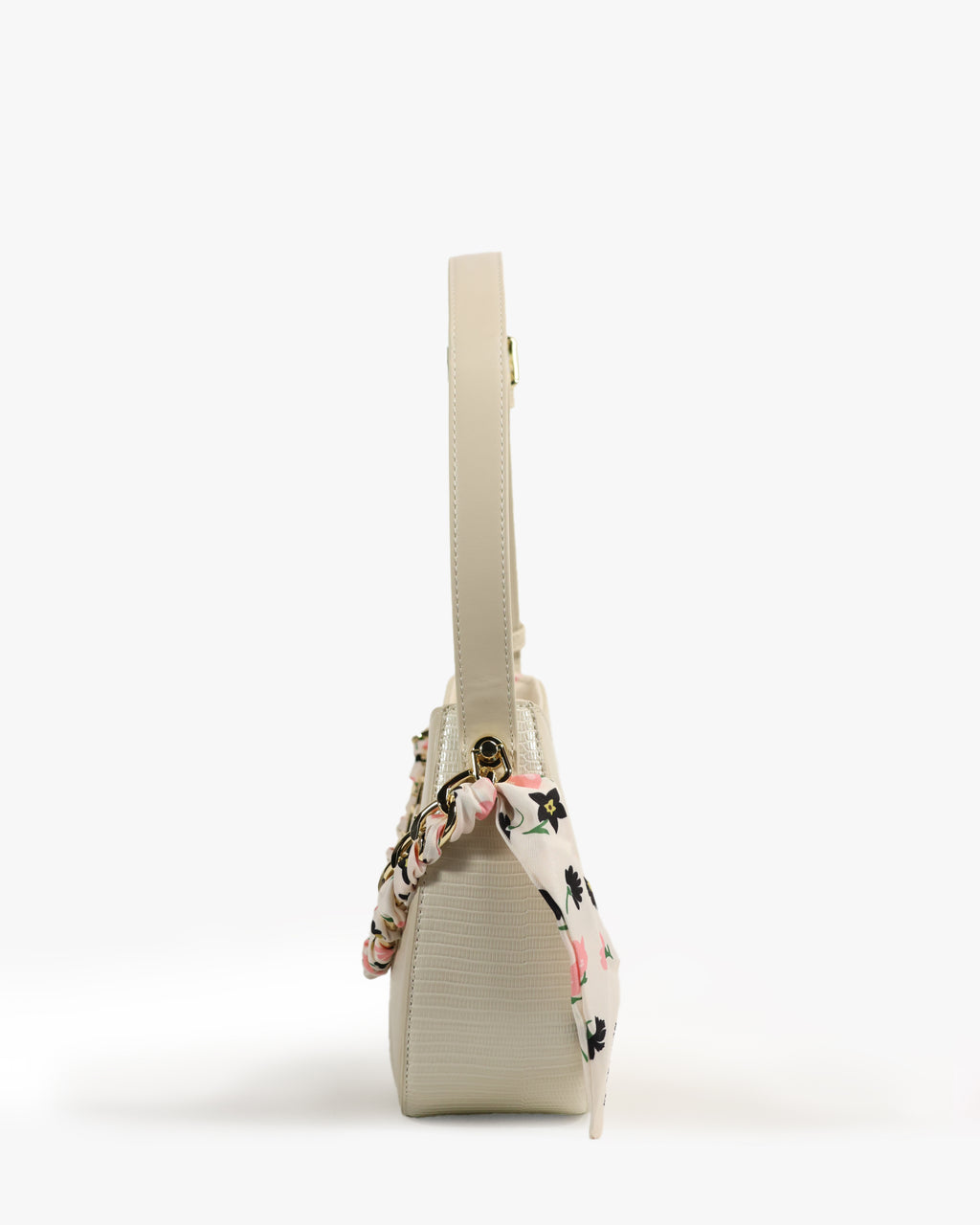 Lucia Hobo — Chain-Strap Hobo — Beige colorway, catalogue image 3