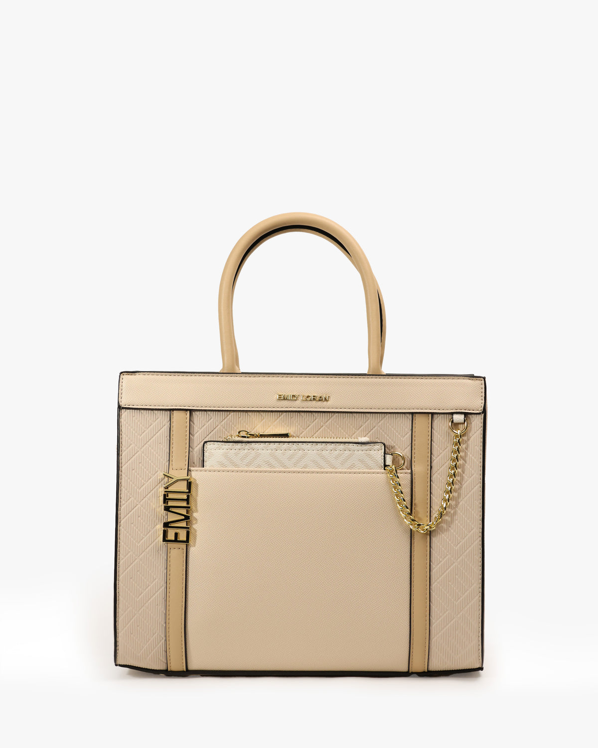 Aurore Tote — Ombré Shopper Tote — Beige colorway, catalogue image 1