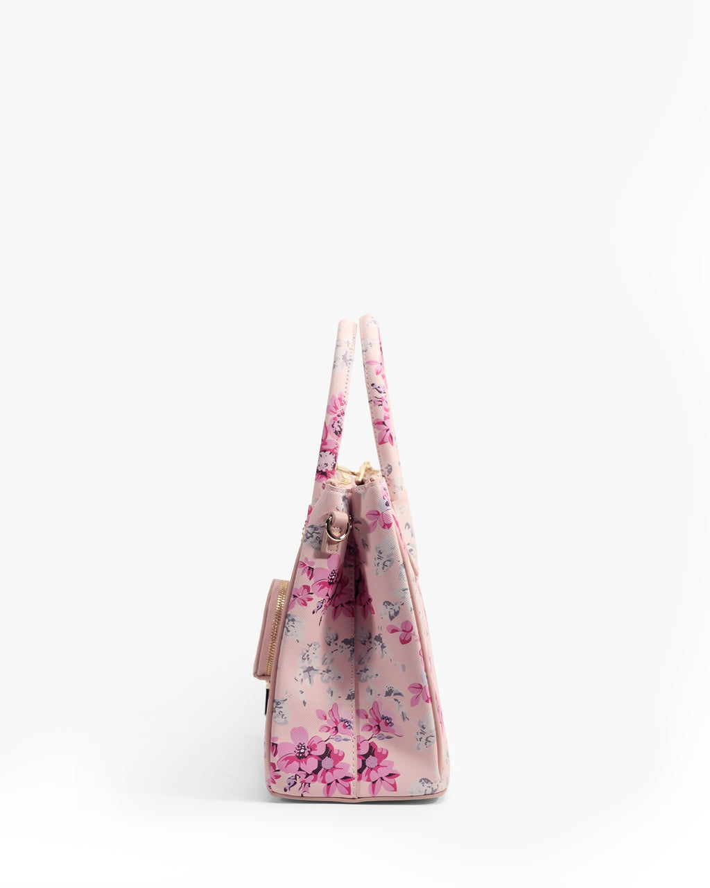 Hana Tote — Cherry Blossom Zip Tote — Pink colorway, catalogue image 3