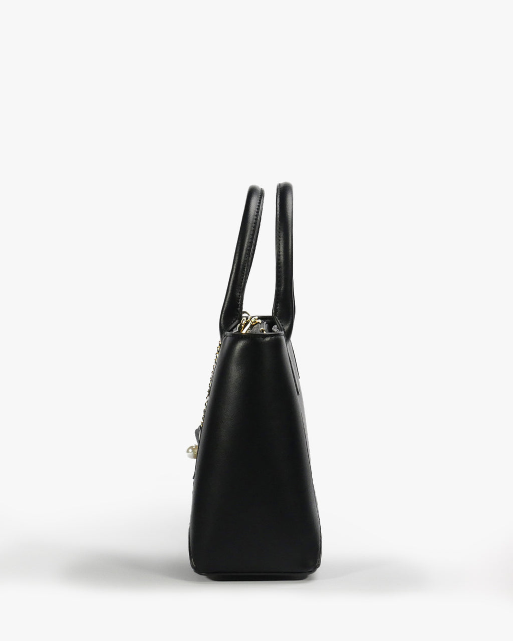 Rosette Tote — Structured Square Tote — Black colorway, catalogue image 3