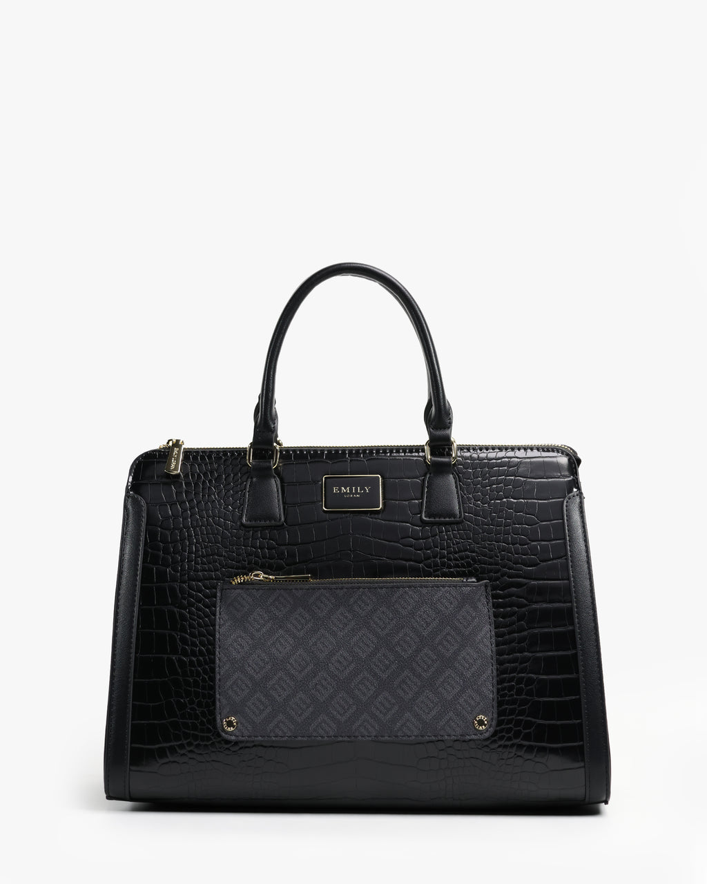 Dahlia Satchel — Structured Satchel — Black colorway, catalogue image 1