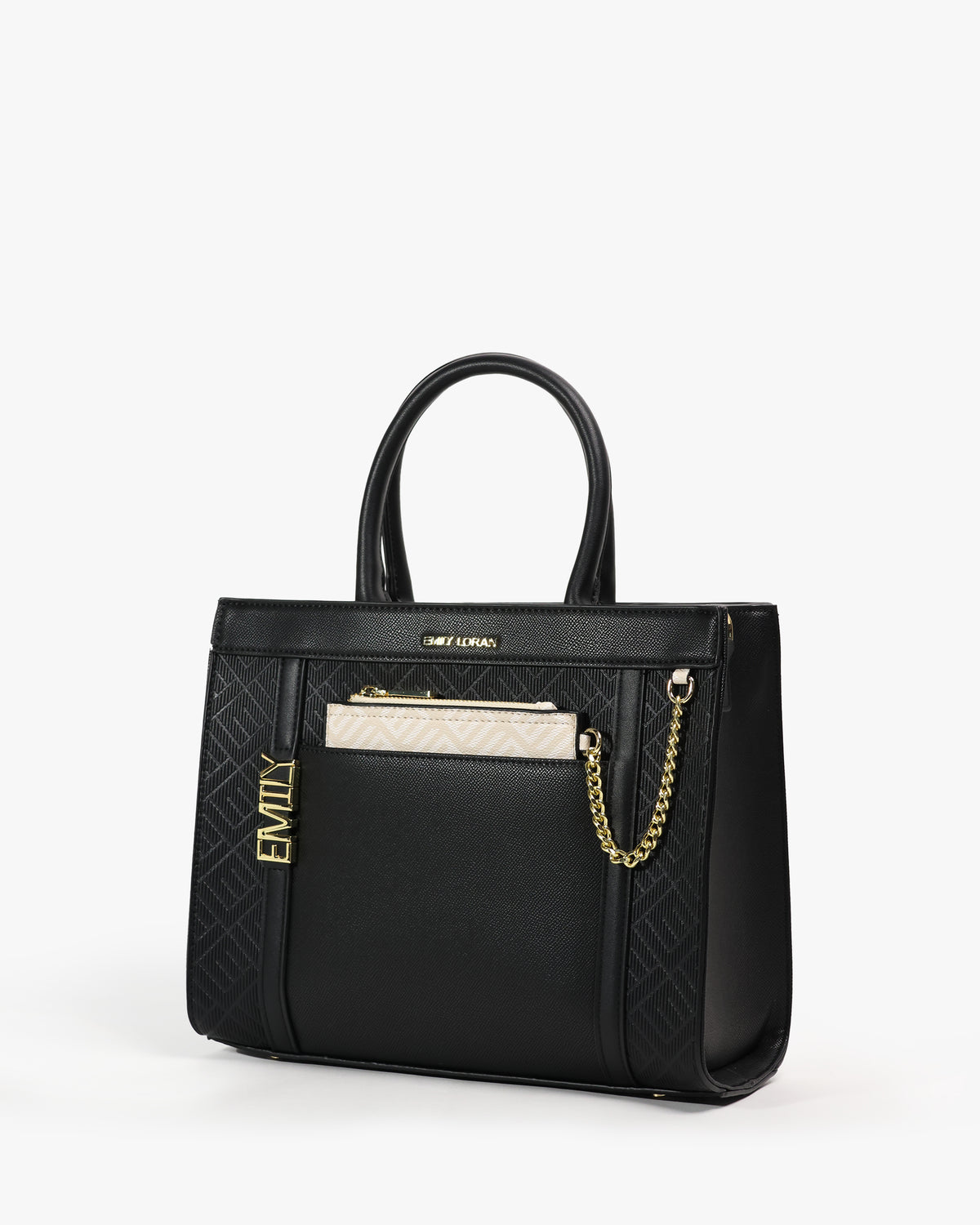 Aurore Tote — Ombré Shopper Tote — Black colorway, catalogue image 2